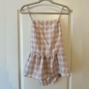 EUC Shop the Mint Peplum Top Large